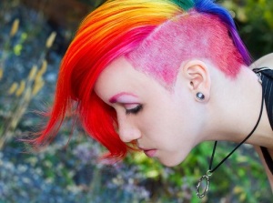side shave rainbow